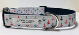 Nautical on Navy - Finn & Lucy Premium Pet Gear